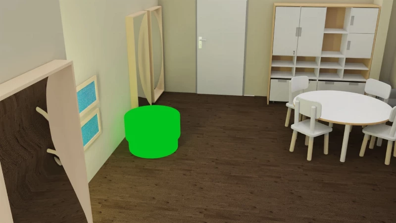 Terapeutický priestor s prvkami SI